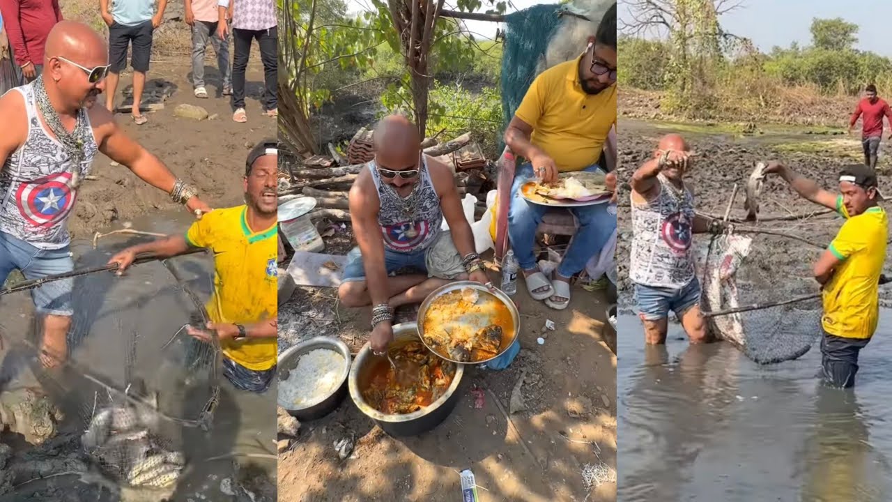 आज हम गए मीठे पानी में मछली पकड़ने | Ulhas Kamathe | Non-Veg Mania