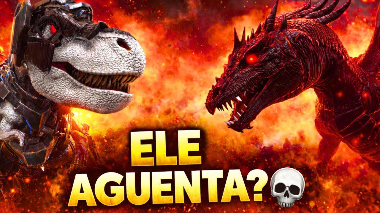 UPEI ESSA CRIATURA AO MÁXIMO… DEU MUITO ERRADO 😱 | ARK PVP