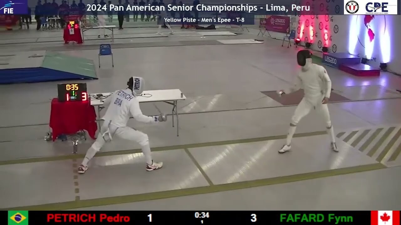 Panam Champs 2024 SME - L8 - Pedro Petrich BRA v Fynn Fafard CAN