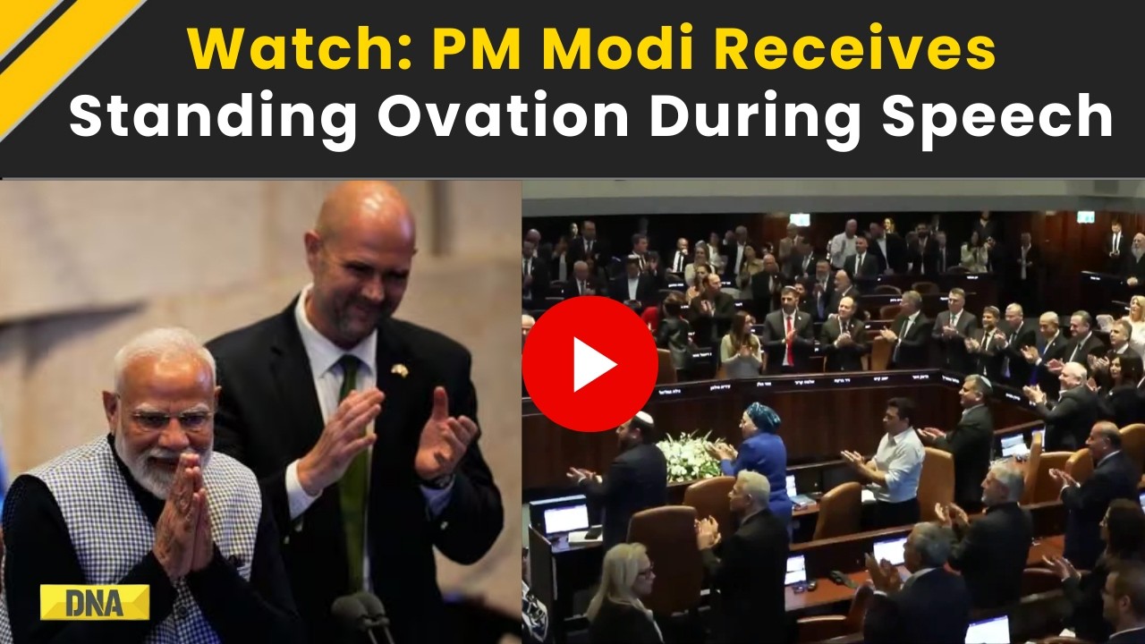 Modi In Israel: PM Modi’s Speech Opens With Thunderous Standing Ovation | PM Modi Israel Visit