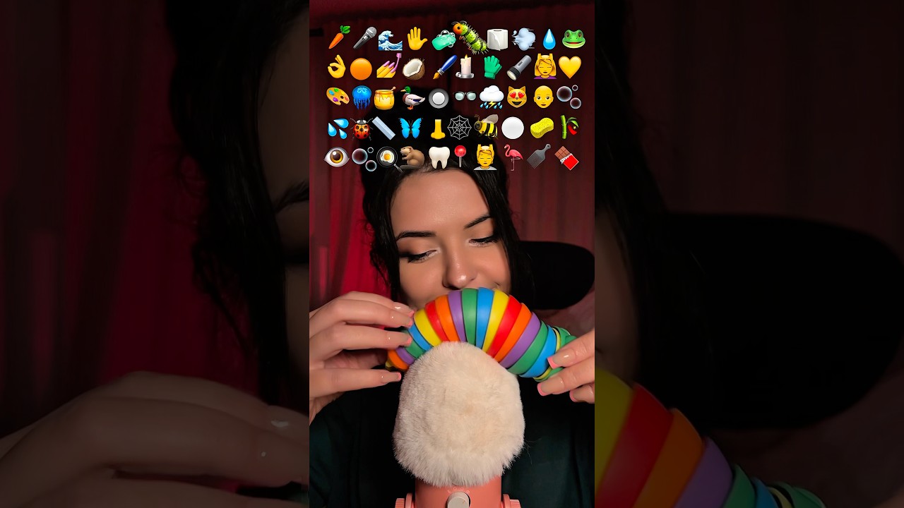 ASMR Emoji Challenge #asmr #asmremojichallenge #triggersforsleep #asmrrelaxation #asmrmouthsounds