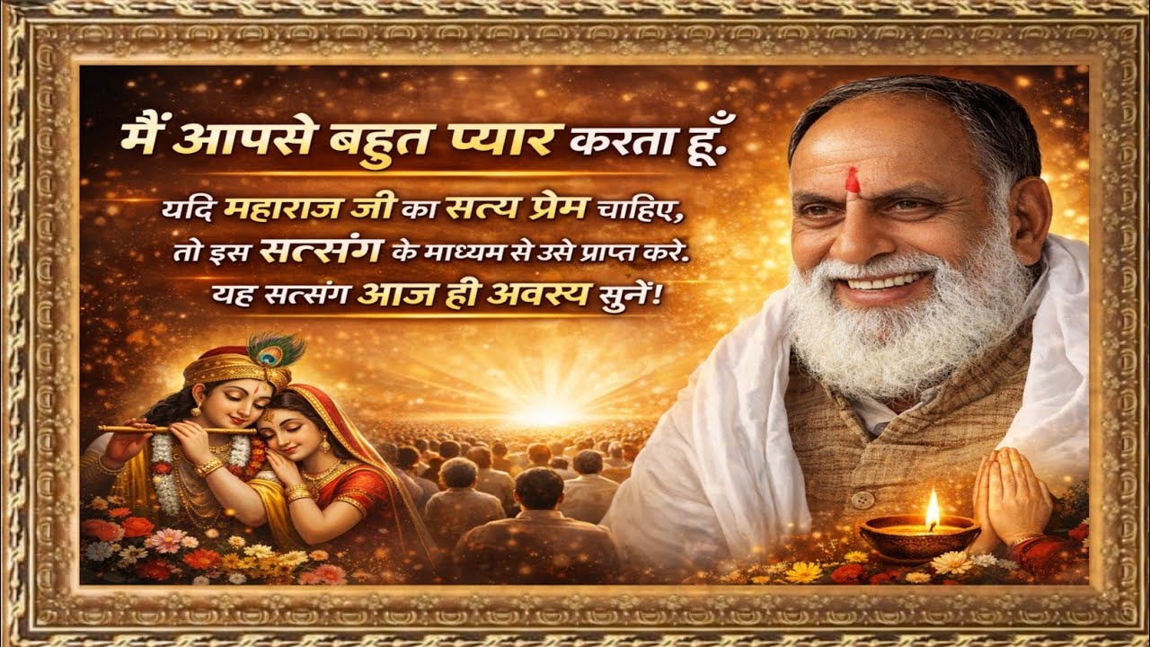 महाराज जी कहते हैं - मैं आपसे बहुत प्यार करता हूँ।”#rssd#Radha Swami#rssdpremi#rssb