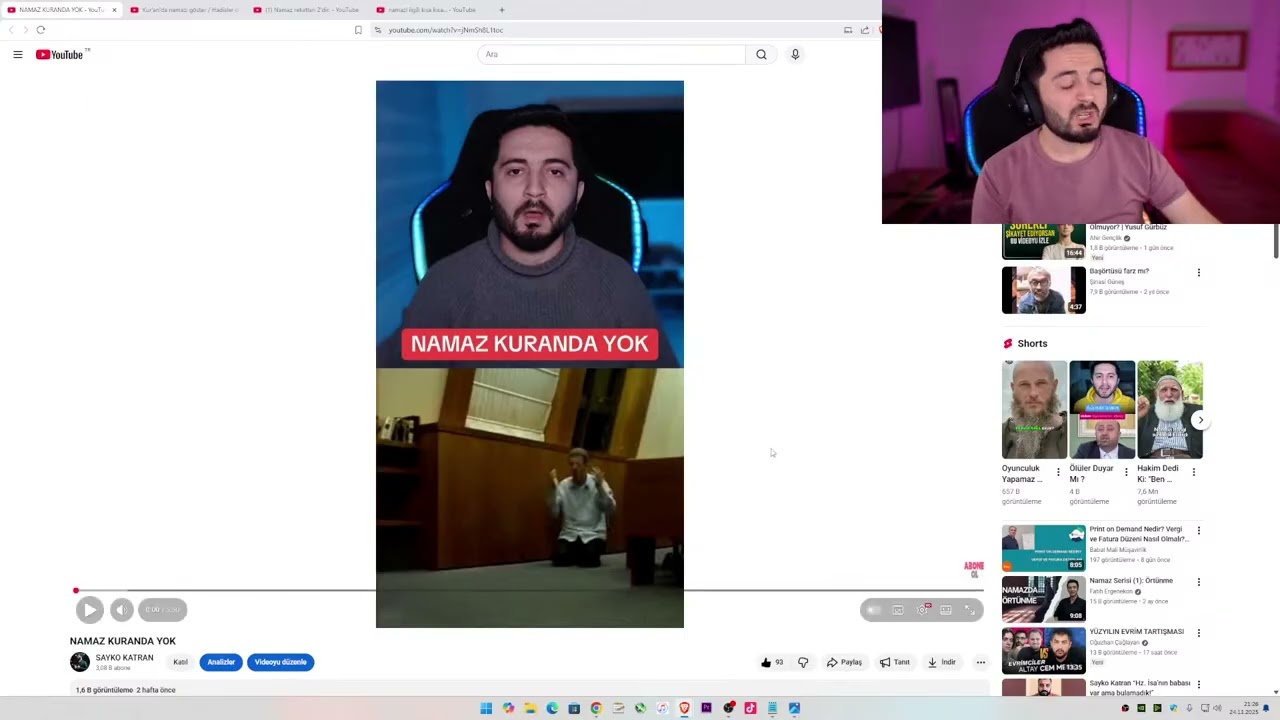 Fatih Ergenekon Ve Mehmet Okuyan'ın Namaz Videosuna Cevaplar ( Salat Namaz Mıdır ? )