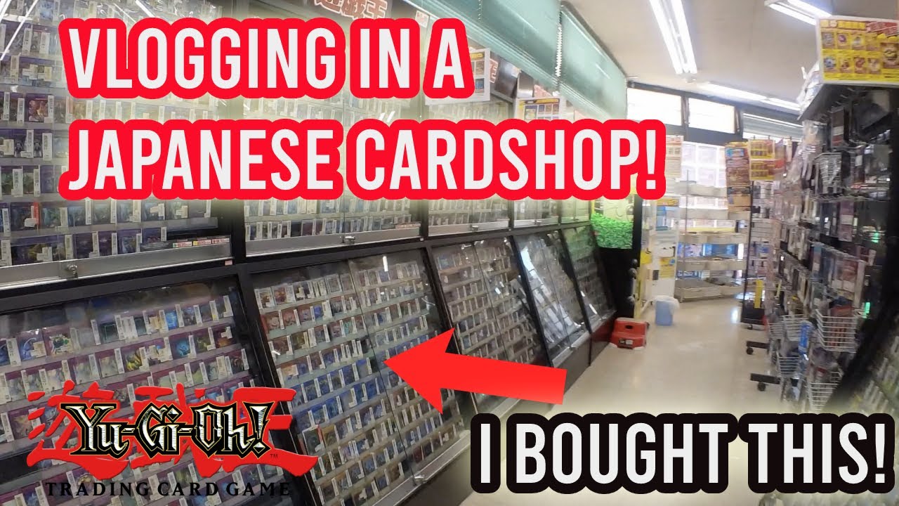 Vlogging in a Japanese Cardshop!!  AND bought a really nice card for my collection 🔥