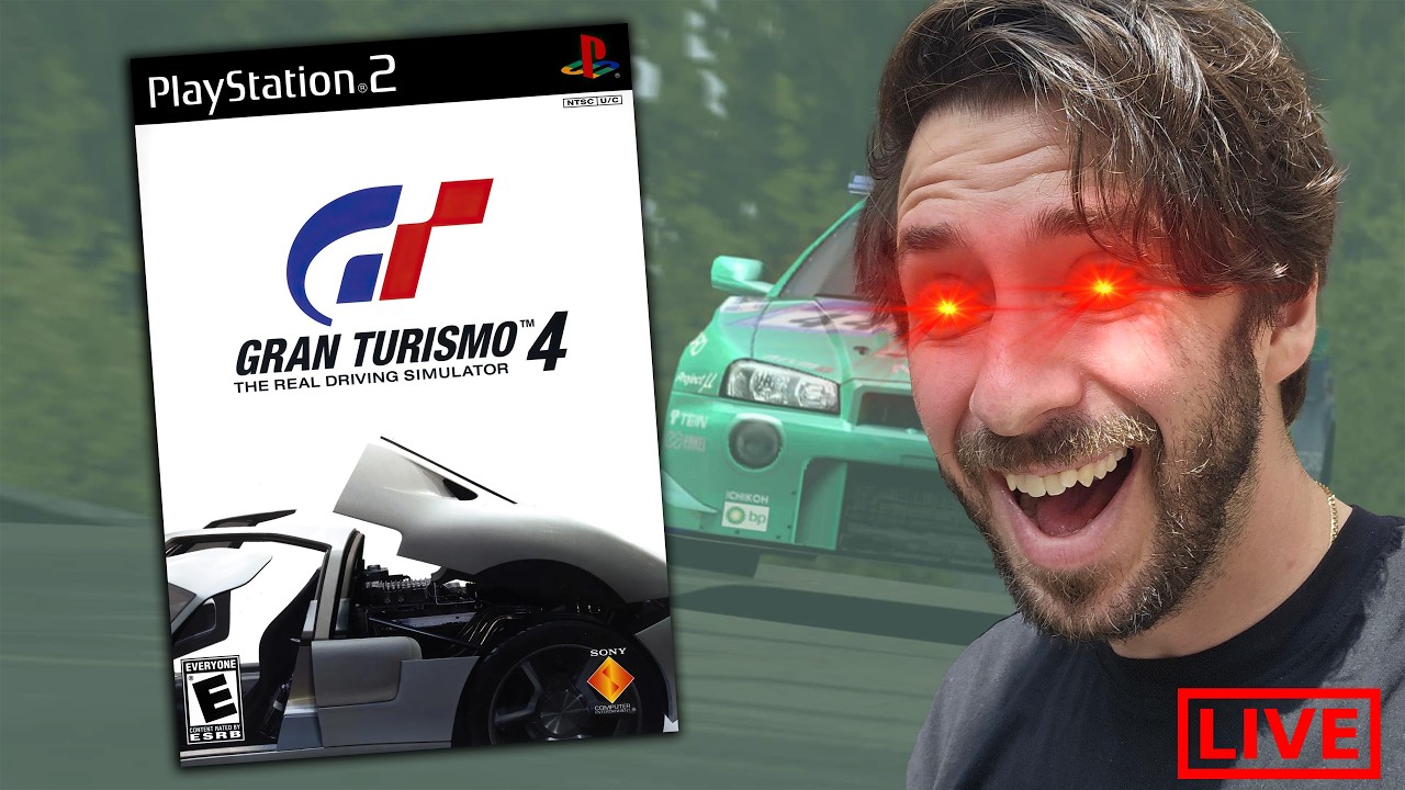 Playing Gran Turismo 4 With A Direct Drive Wheel