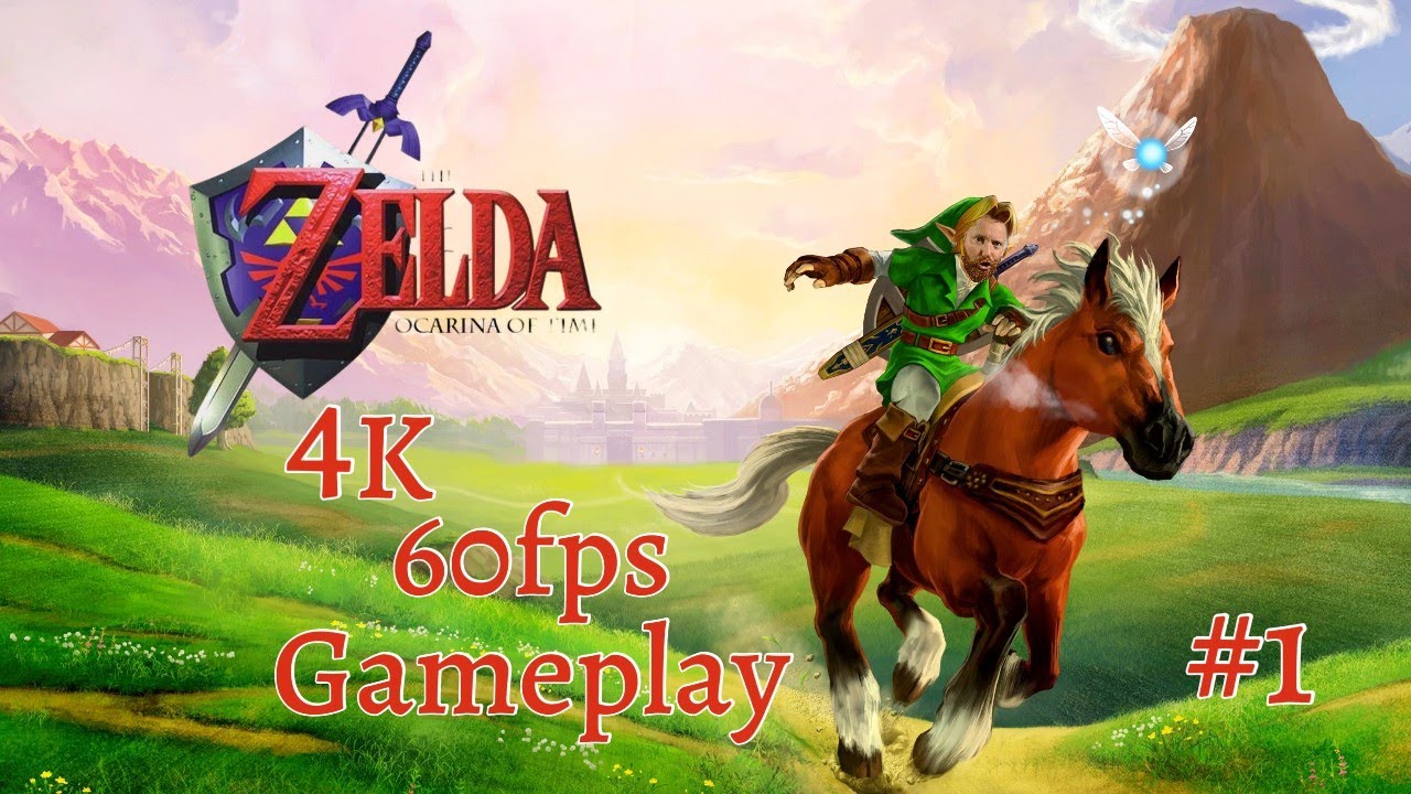 The Legend Of Zelda - Ocarina Of Time 4K 60 FPS   -​⚔️​​📗​​ Gameplay ​​📗⚔️​​​- #1 - (#emulator)