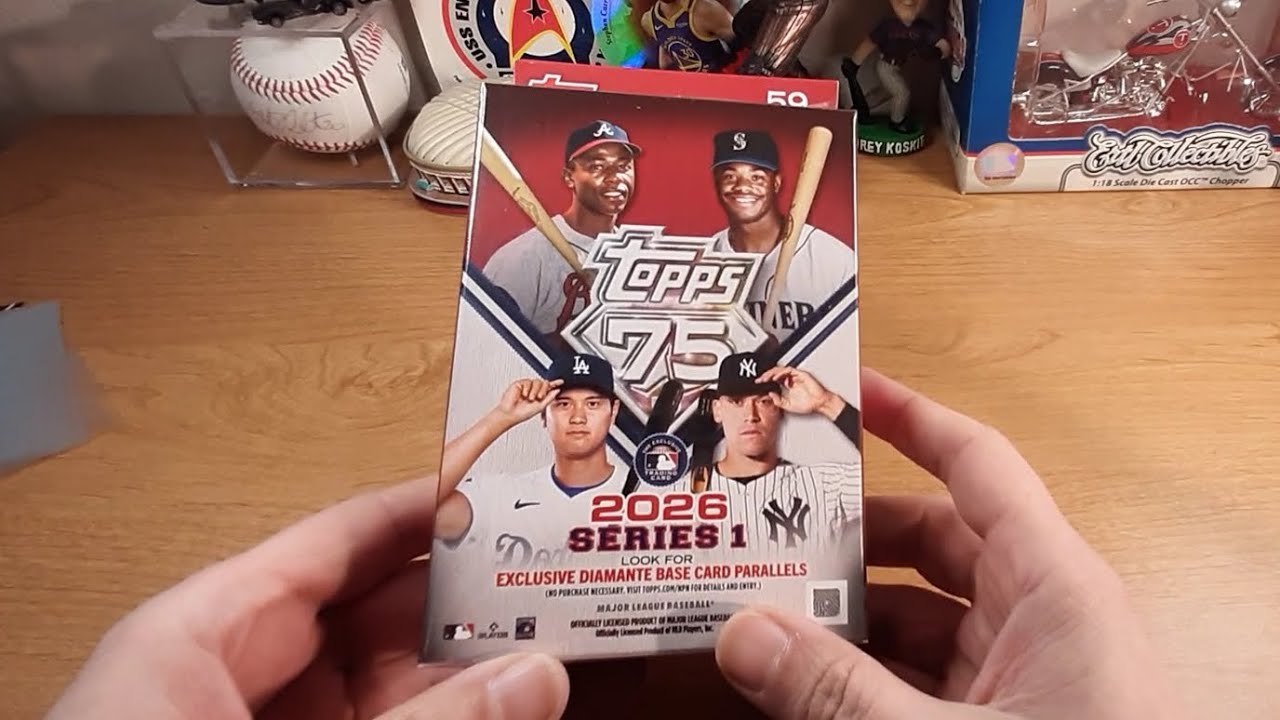 2026 TOPPS SERIES 1 HANGER BOX FROM WALMART. DIAMANTE PARALLELS FOR THE EBAY STORE AND MY COLLECTION