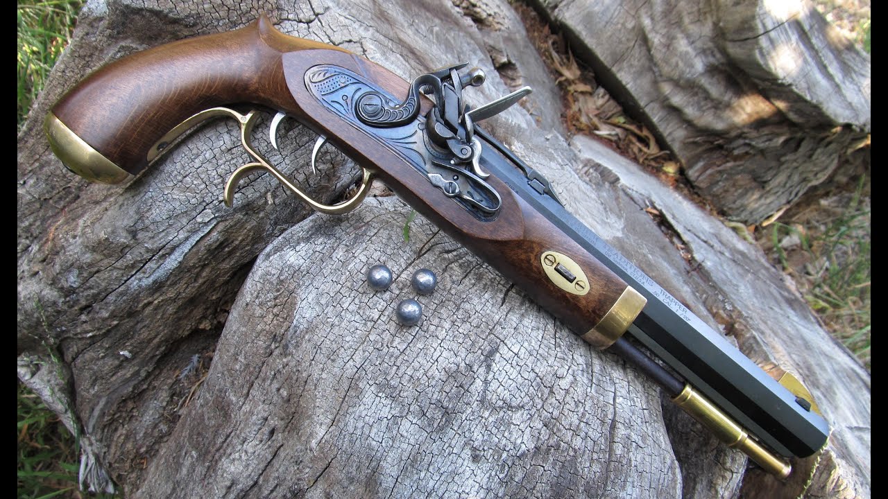 .50 Cal. Flintlock Pistol: Loading and Shooting