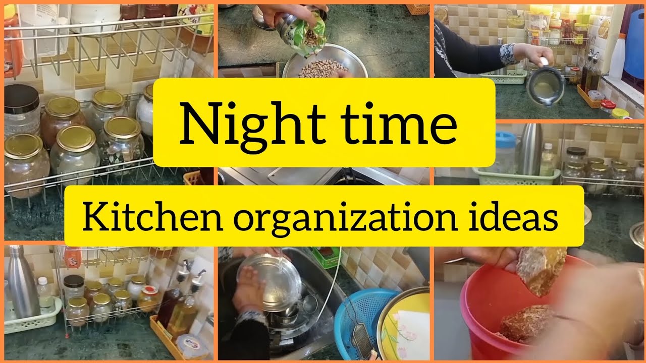 NIGHT TIME KITCHEN CLEANING ROUTINE/KITCHEN ORGANIZATION IDEAS INDIAN/रसोई घर को कैसे साफ करे TIPS 
