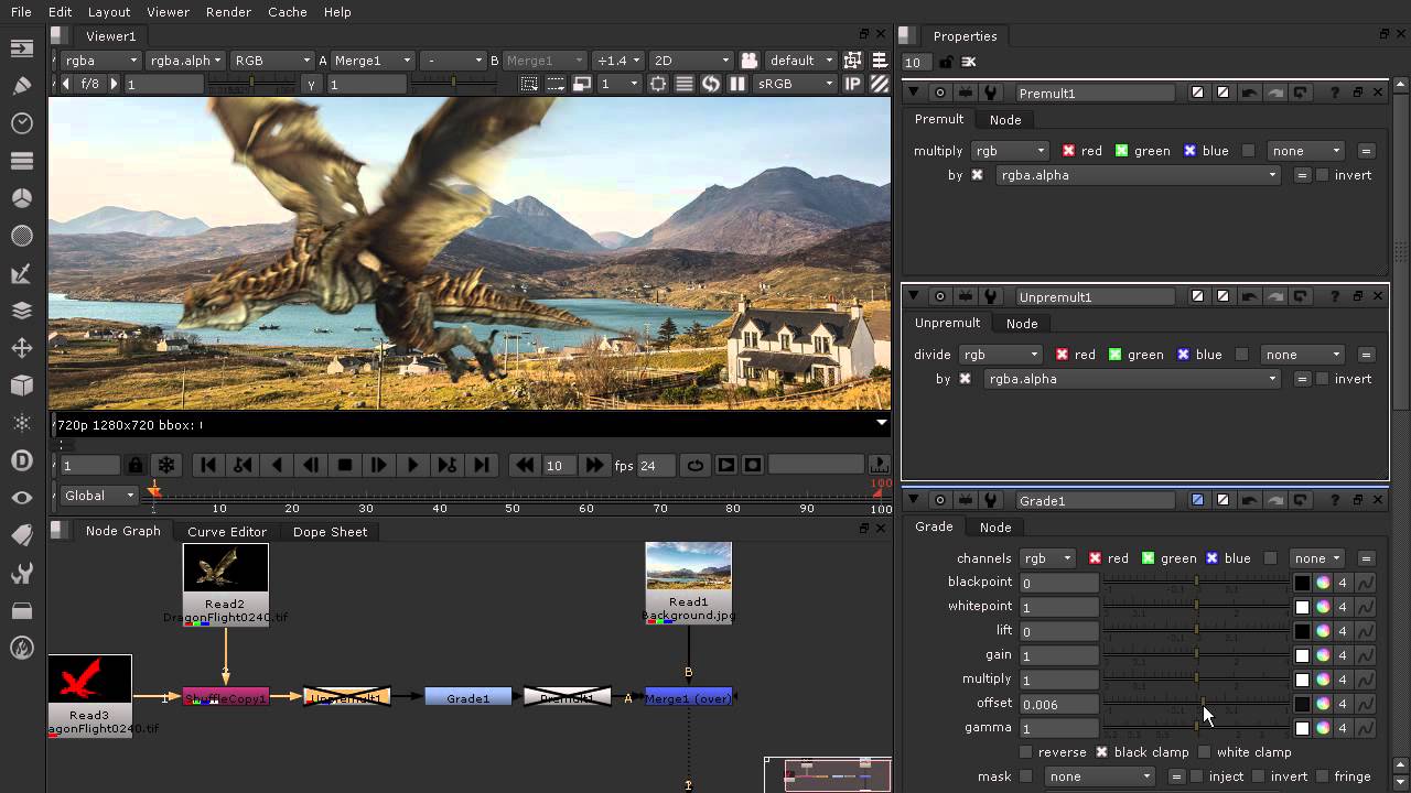 Understanding Premult and Unpremult in NUKE