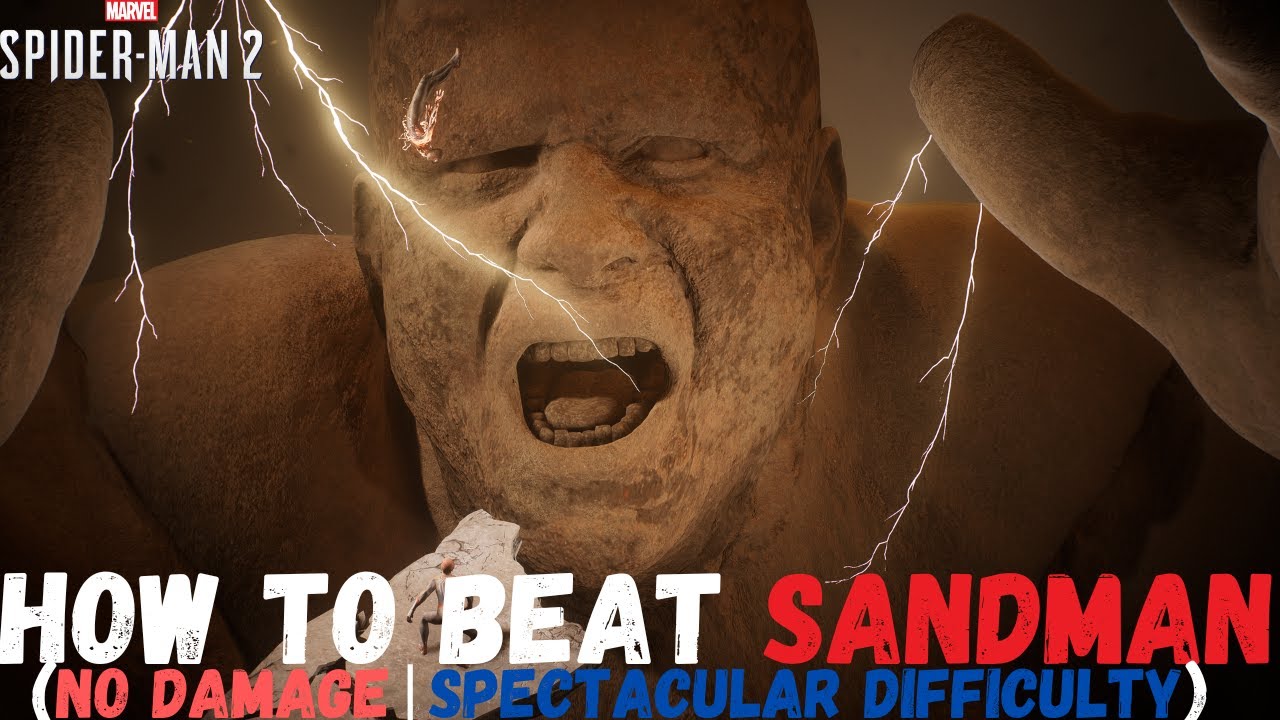 Spider-Man 2 - Sandman Boss Fight NO DAMAGE (SPECTACULAR DIFFICULTY)