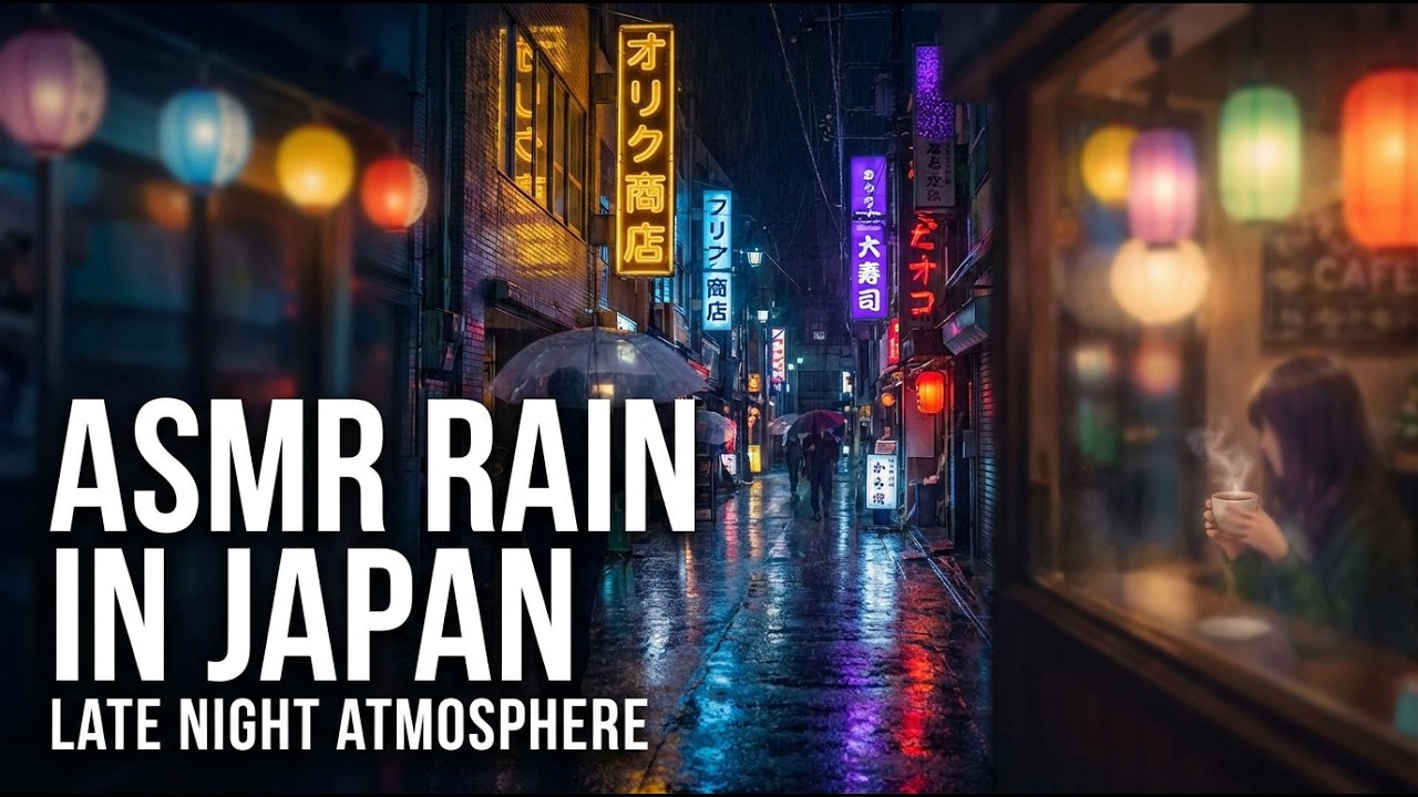 Tokyo Rainy Nights 🌧️ Lofi Chill Beats for Study, Relaxation & Calm
