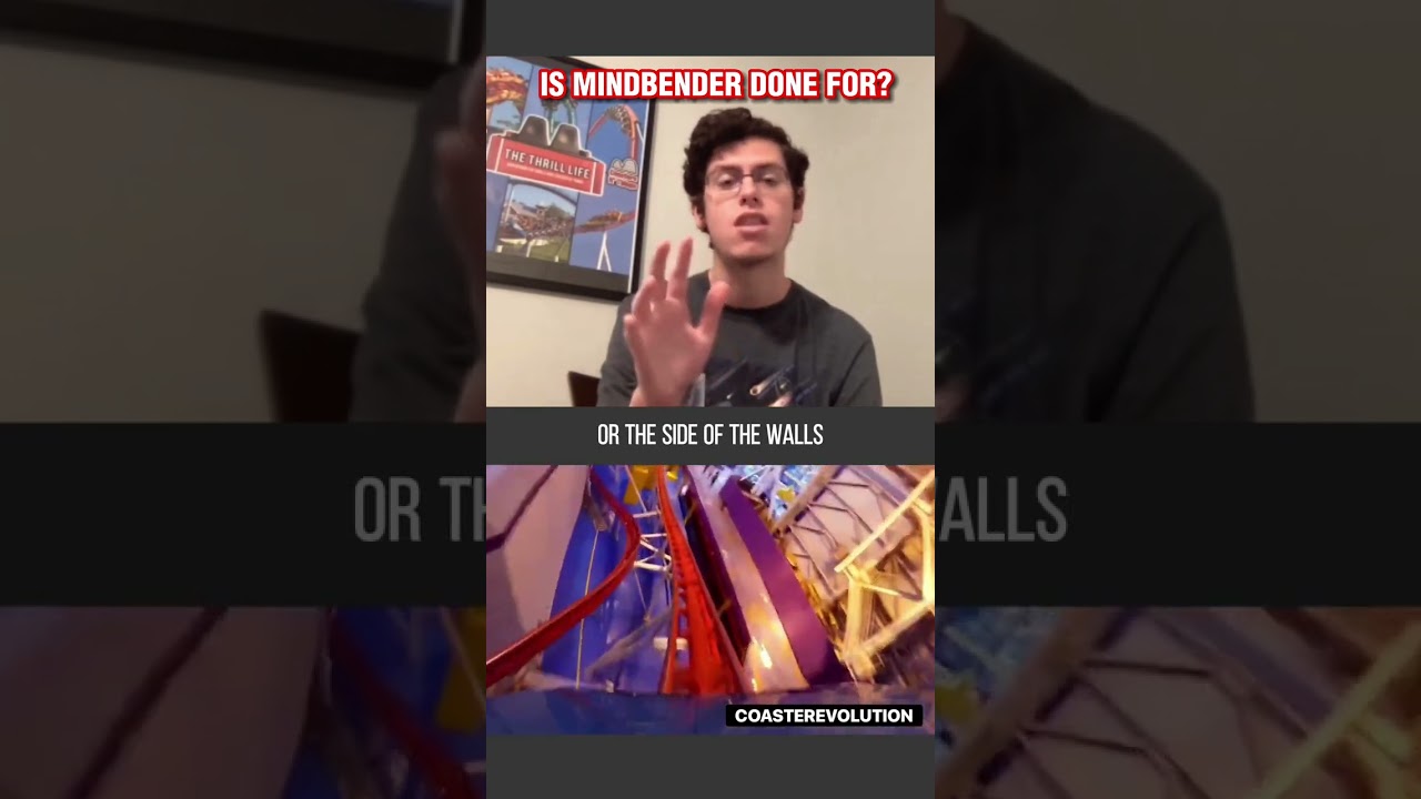 Canada's MindBender Coaster is No More #shorts #galaxyland #mindbender