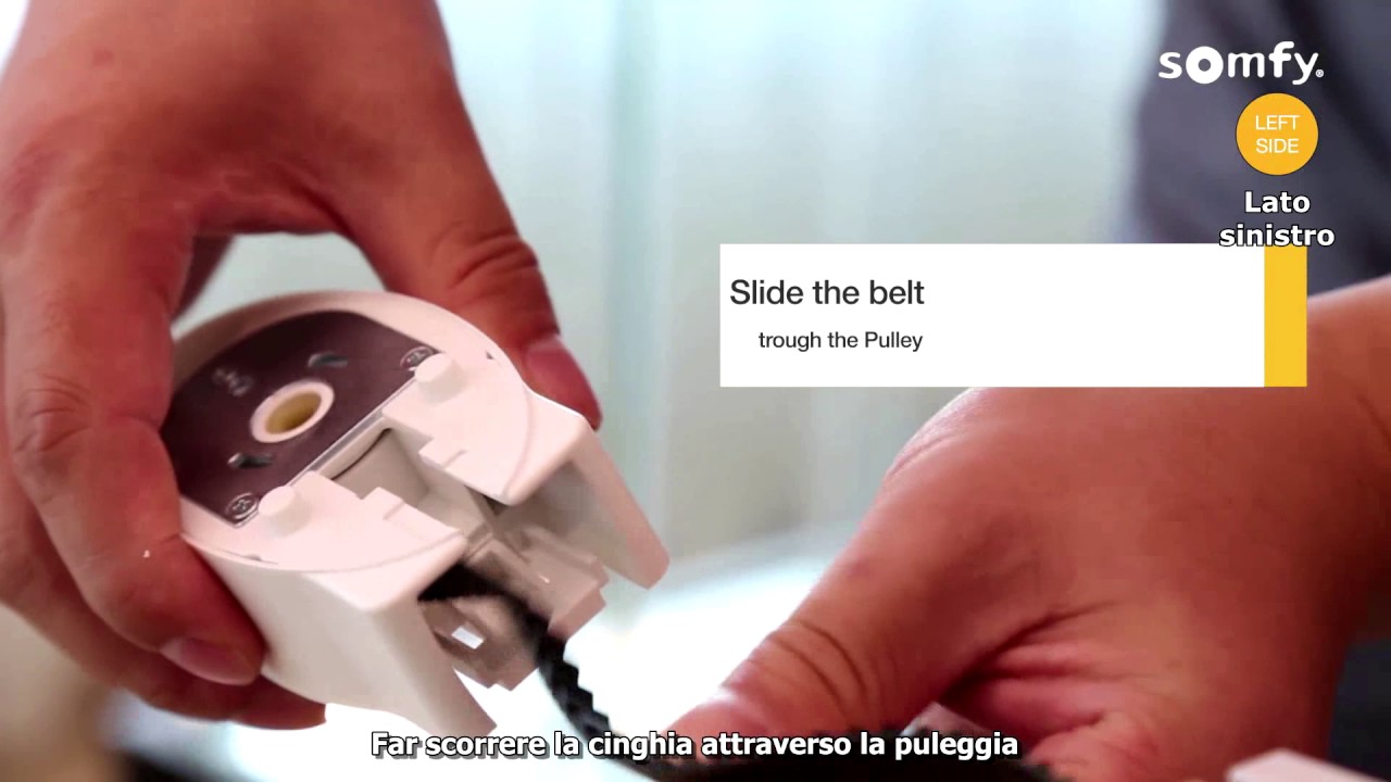 Come installare il motore per tende da interno Irismo WireFree Somfy
