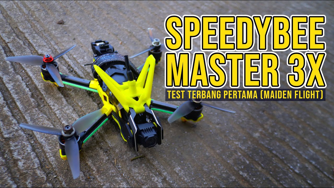 Speedybee Master 3X Maiden Flight! Tes Terbang Drone Pesanan Om Isnan Bekasi 🚀