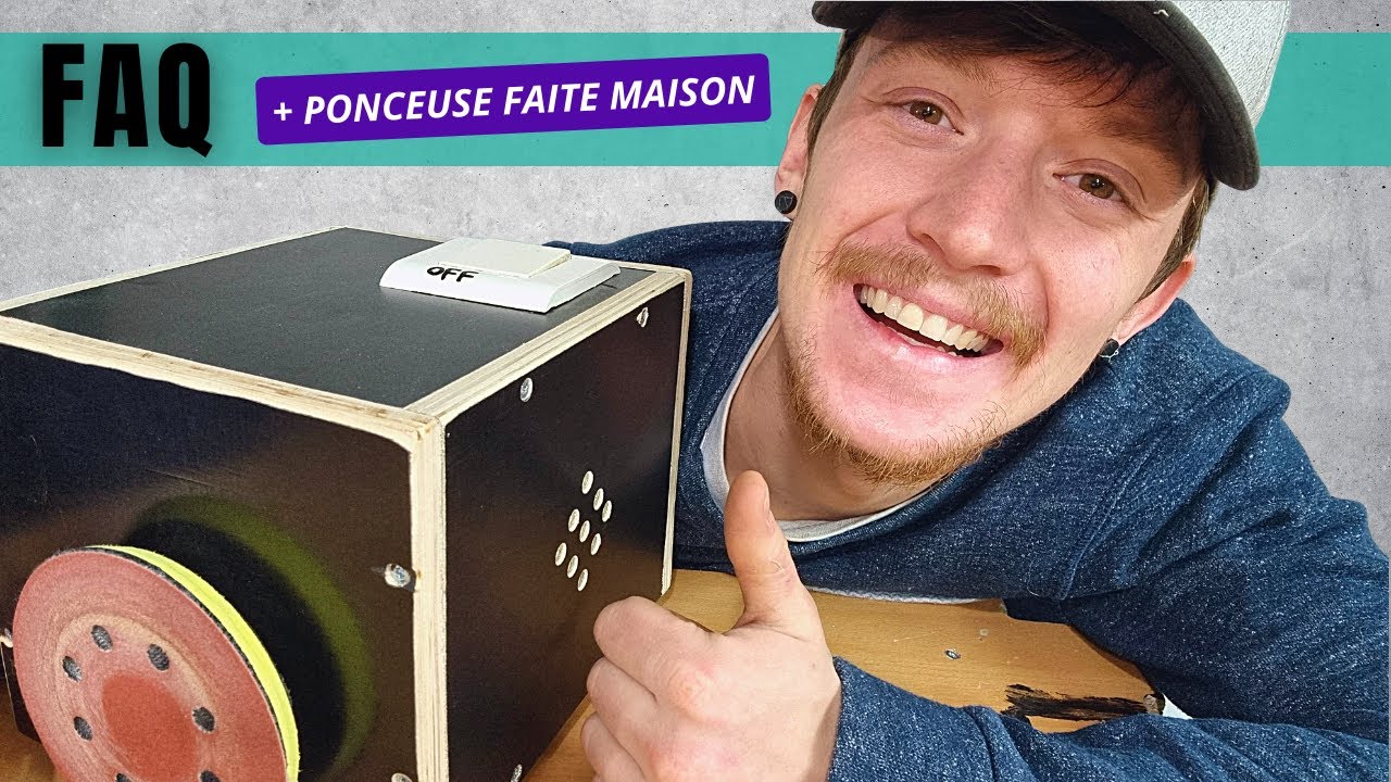 Je RÉPONDS à vos QUESTIONS en FABRIQUANT une PONCEUSE ! (rien à voir mais vraiment cool Mdrr) (FAQ)