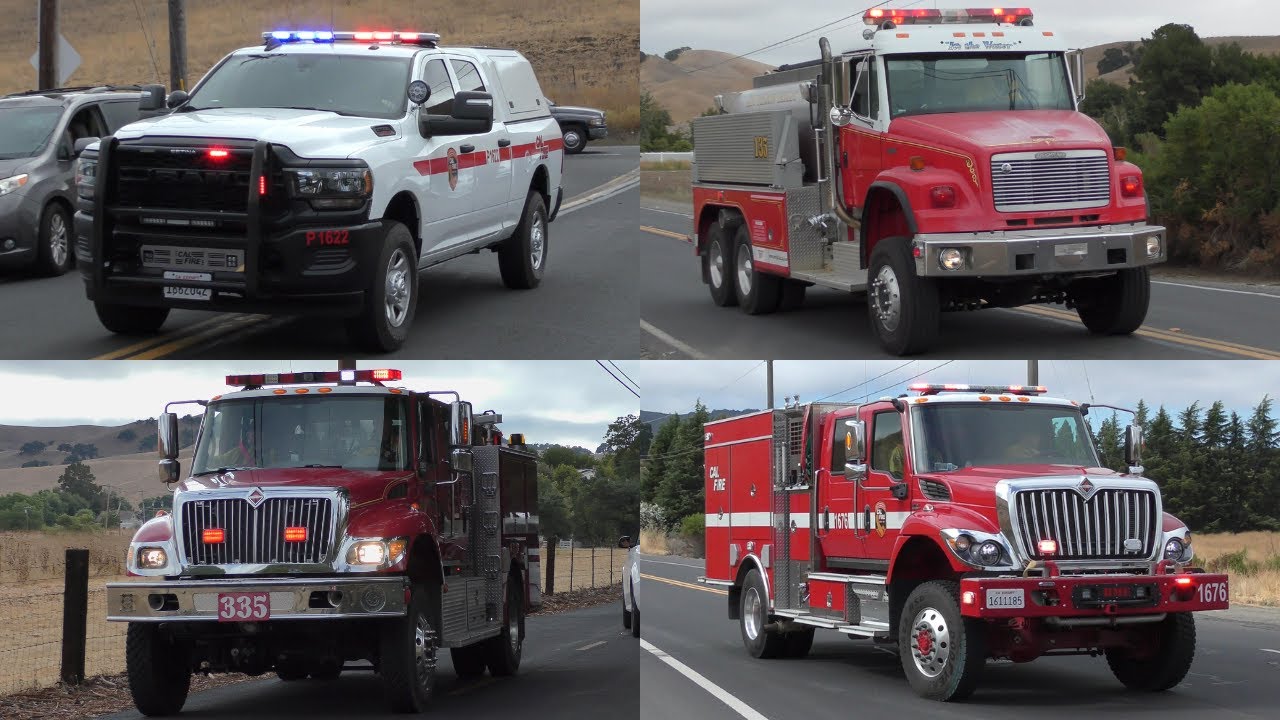 CAL FIRE POLICE! CAL FIRE & San Ramon Valley Fire Respond to the Highland Fire in Tassajara!