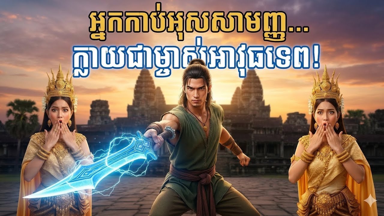 វីរបុរសកាំបិតរន្ទះ ⚡️ កំលោះកាប់អុសបញ្ចេញអាគមបុរាណសង្គ្រោះព្រះនាង | រឿងព្រេងមន្តអាគមខ្មែរ
