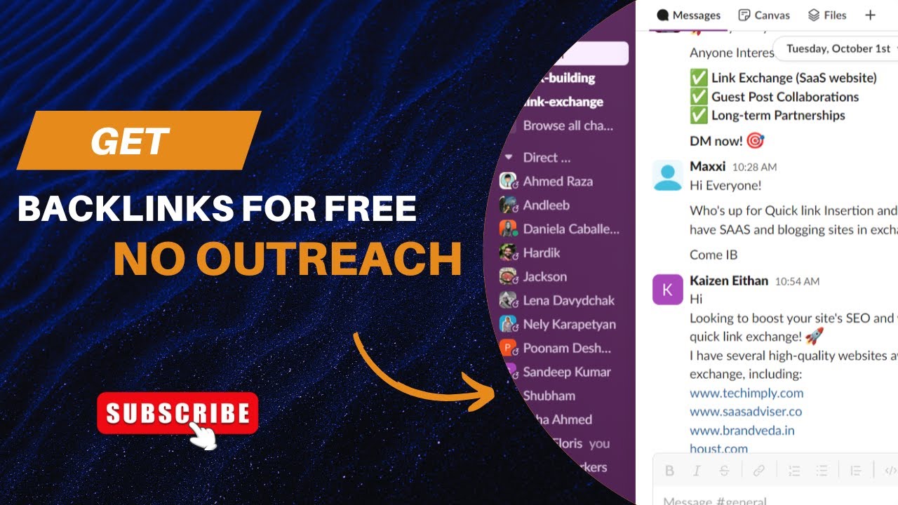How to Create Quality Backlinks with Slack SEO Communities | Link Building Made Easy in 2025!