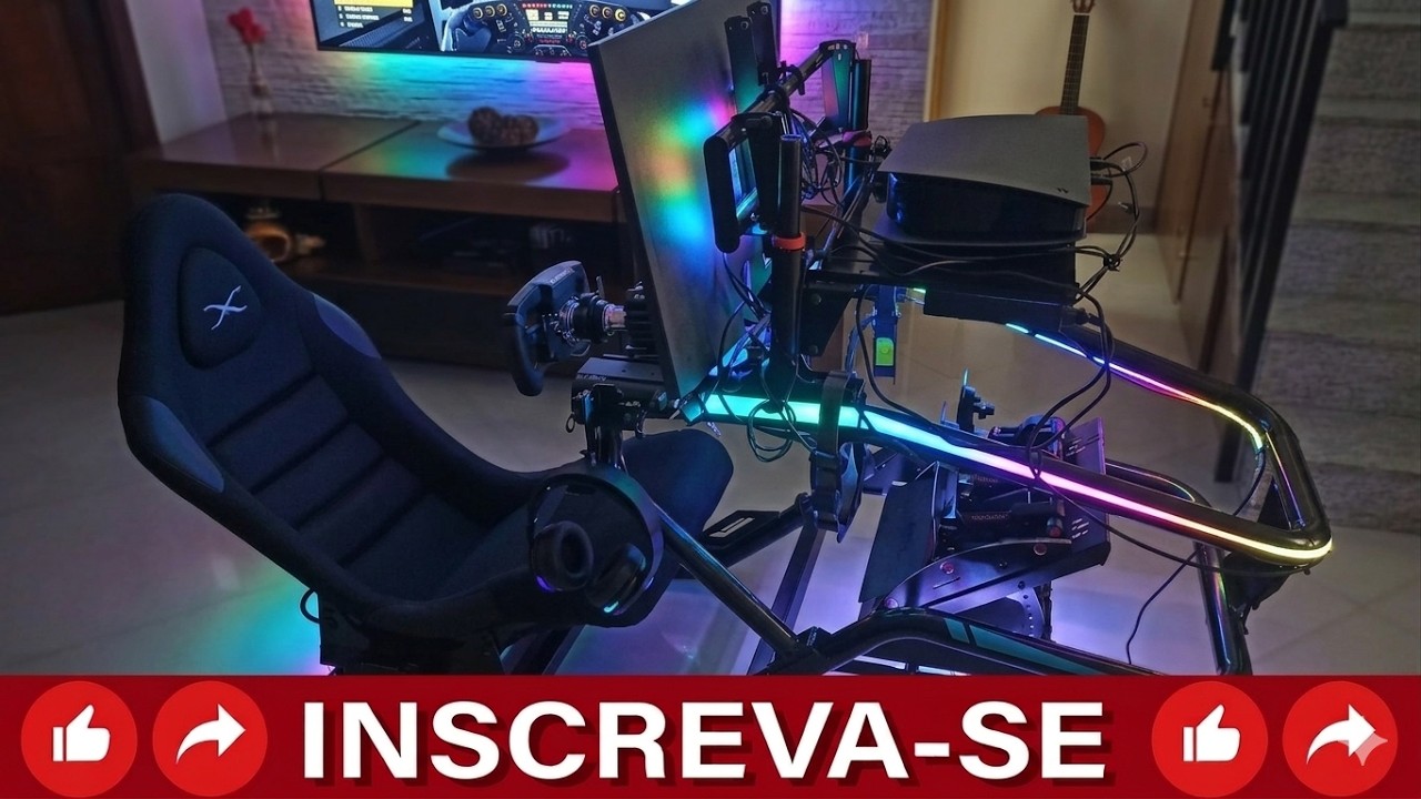 COCKPIT SIM RACING ( Apresentando meu Setup )