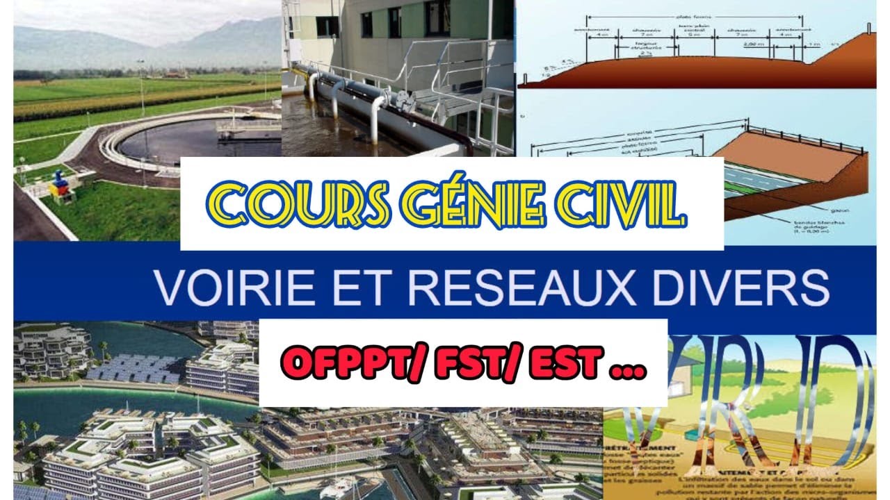 cours Genie civil /VRD #GénieCivil #VRD #ofppt #fst #est