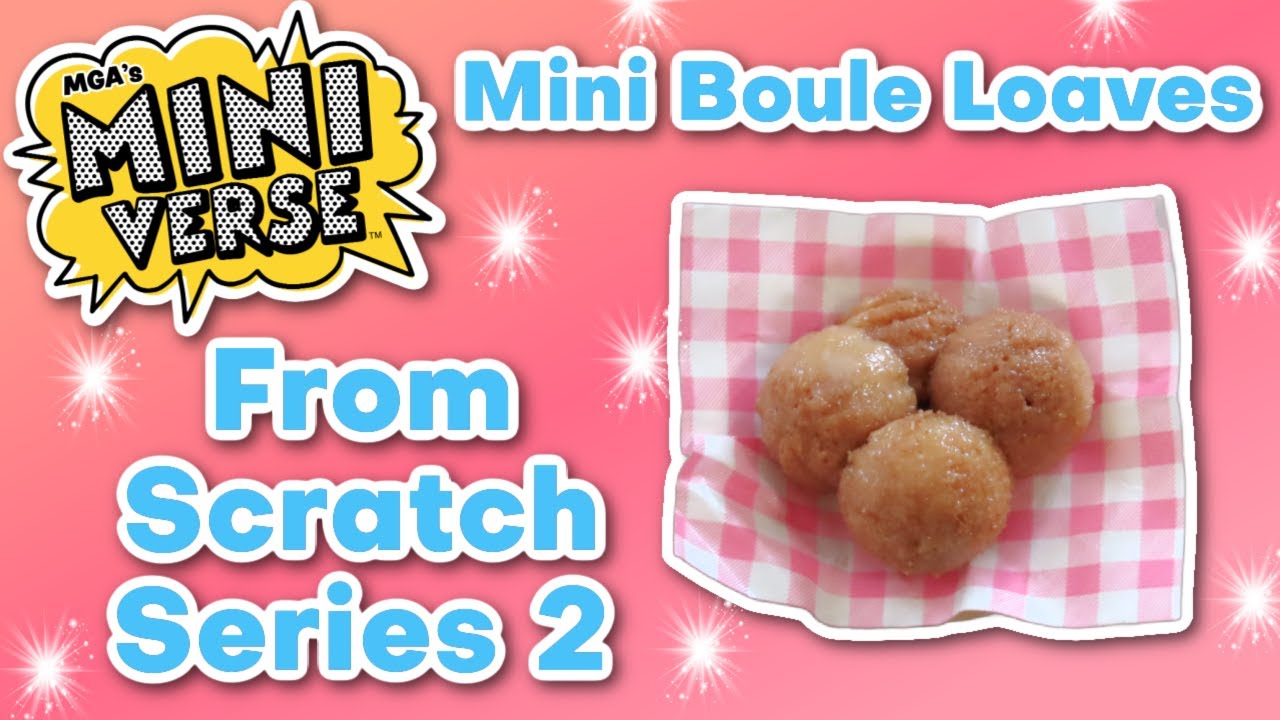 *NEW* Miniverse Made from Scratch Series 2!! Making Mini Boule Loaves✨️