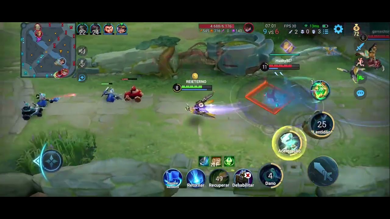 O suporte que mata honor of kings kkk