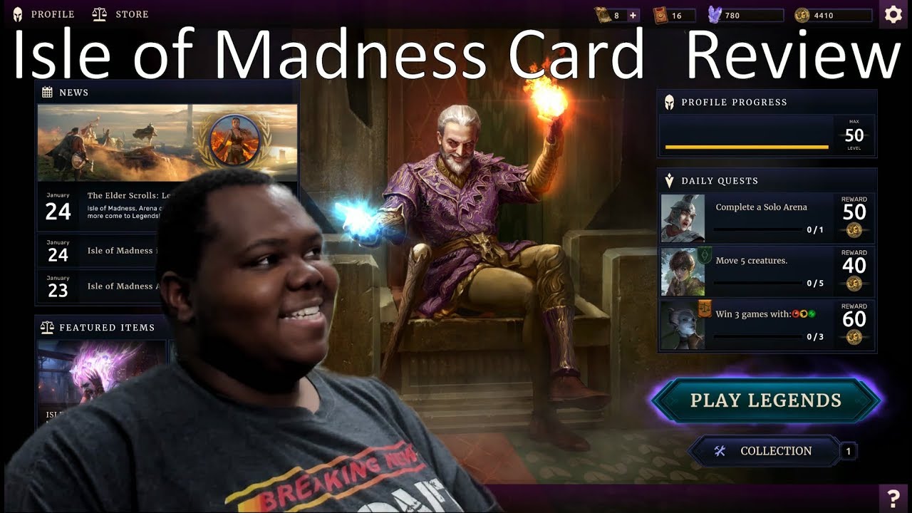Biki's Isle Of Madness Card Review - The Elder Scrolls: Legends - Part 1