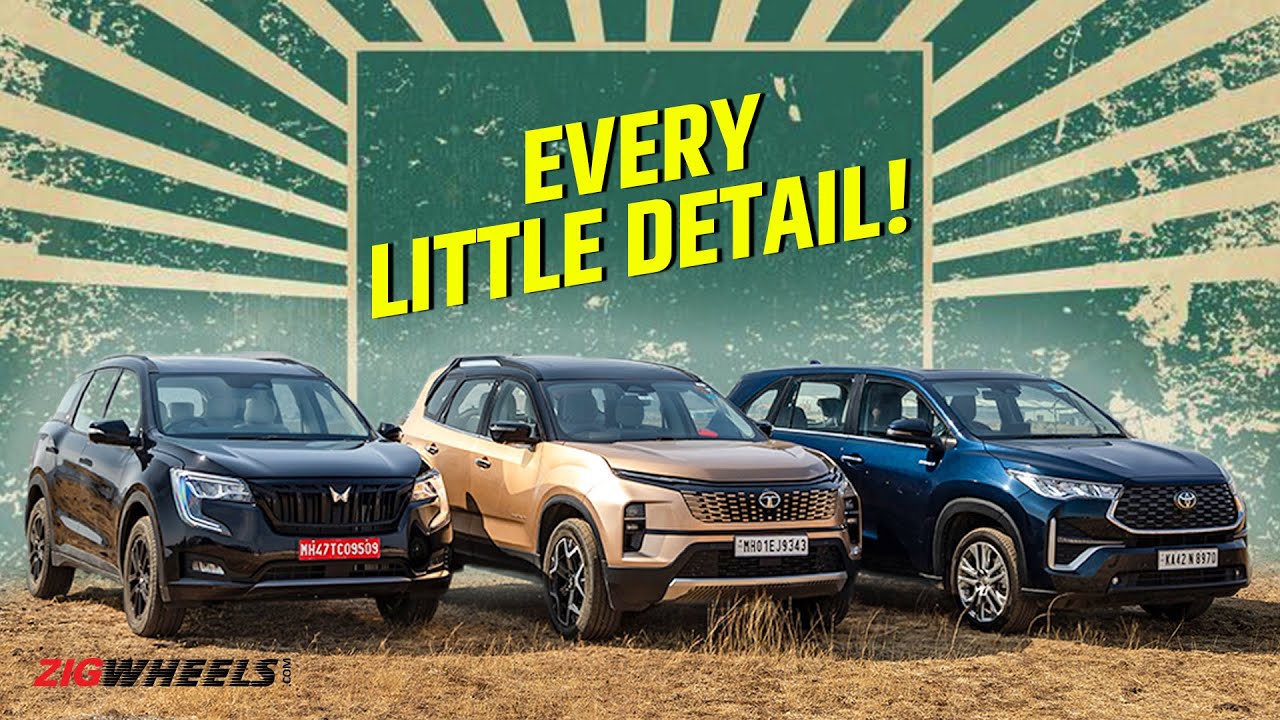 Tata Safari против Mahindra XUV700 против Toyota Innova Hycross: подробное сравнение