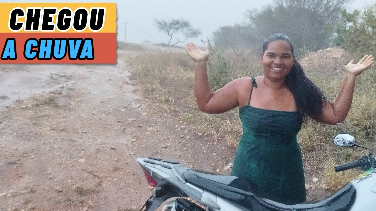 Chegamos em casa debaixo de chuva, graças a Deus 🙏 chegou no nordeste 