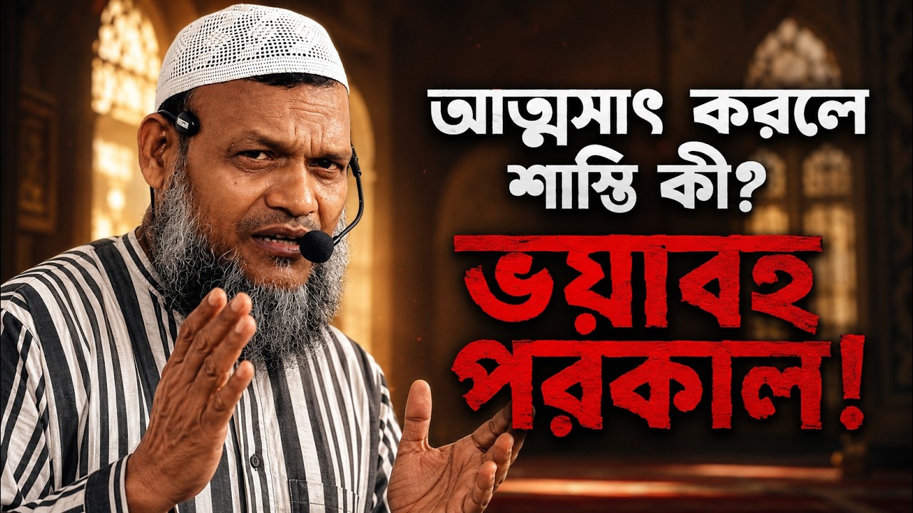 আত্মসাৎ | শায়খ আব্দুর রাজ্জাক বিন ইউসুফ ওয়াজ | Attosat Shaikh Abdur Razzak Bin Yousuf New Waz
