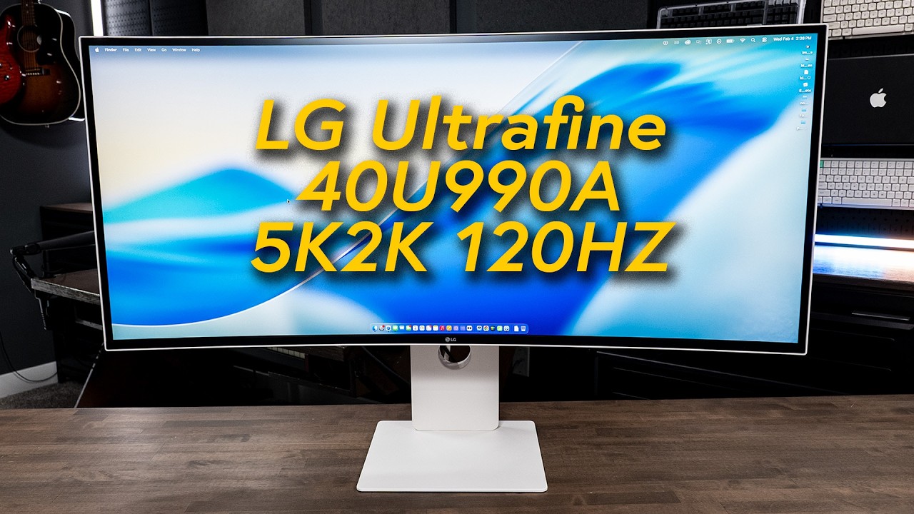 5K2K przy 120 Hz! Testujemy monitor LG 40U990A UltraFine z Thunderbolt 5