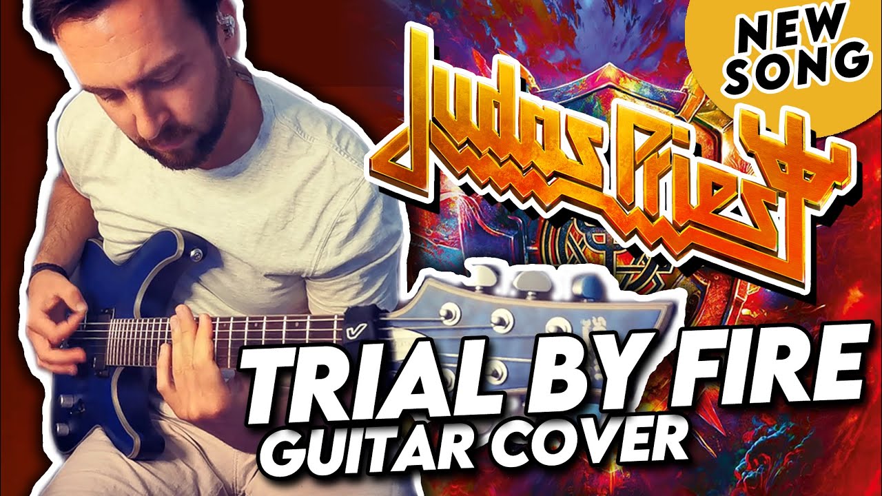 Judas Priest - Trial By Fire (Guitar cover) Invincible Shield album