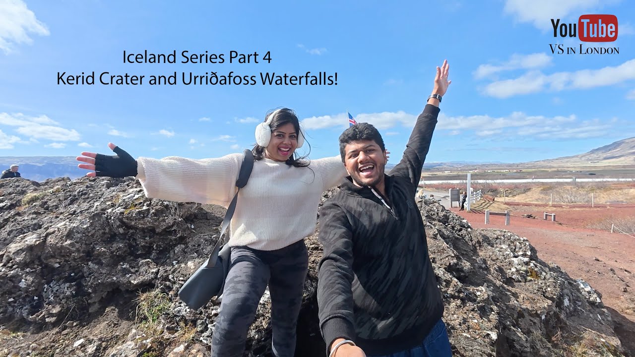 Iceland Part 4 - Kerid Crater and Urriðafoss Waterfalls!
