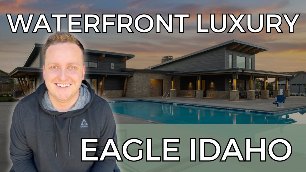 Full Tour Of Riverstone Subdivision, Luxury Waterfront Living In Eagle Idaho!