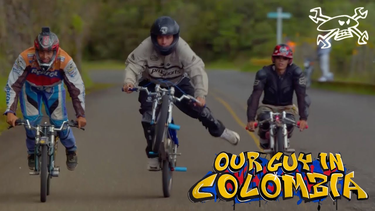 Gravity Racing Downhill from Colombia's HIGHEST Road | Our Guy In Colombia