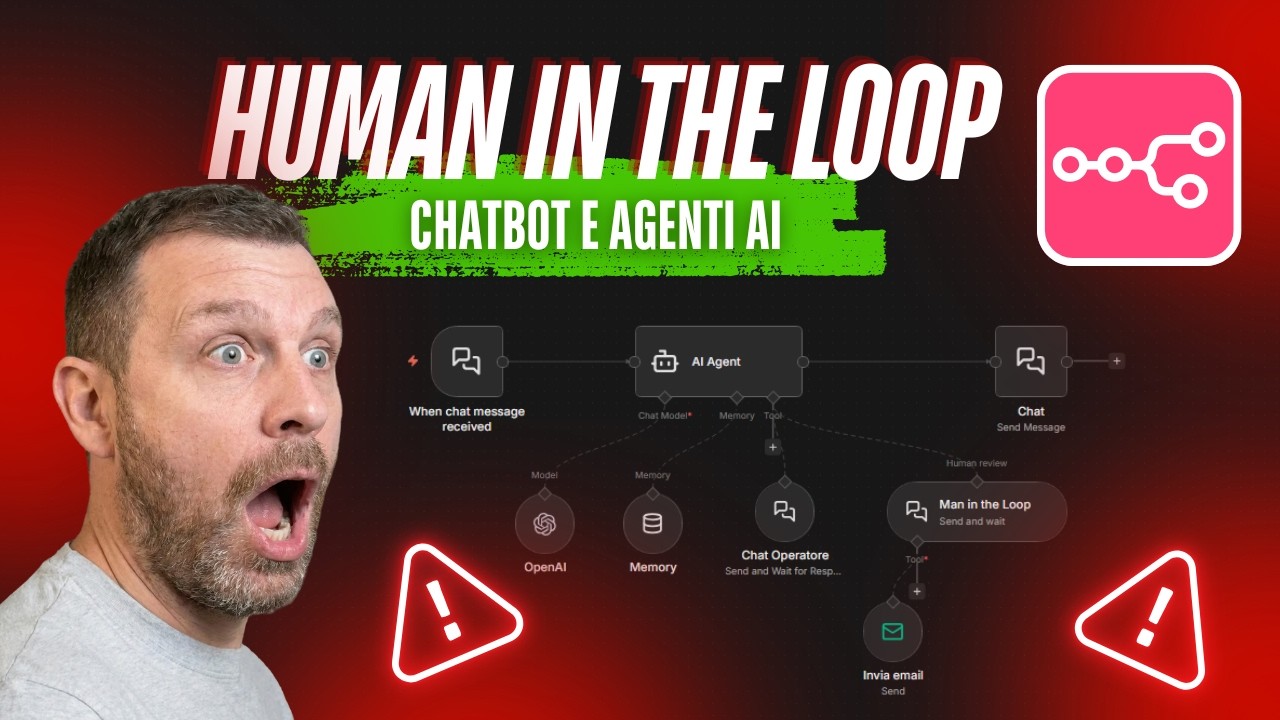 HUMAN IN THE LOOP su N8N: Come tenere il CONTROLLO di Chatbot e Agenti IA