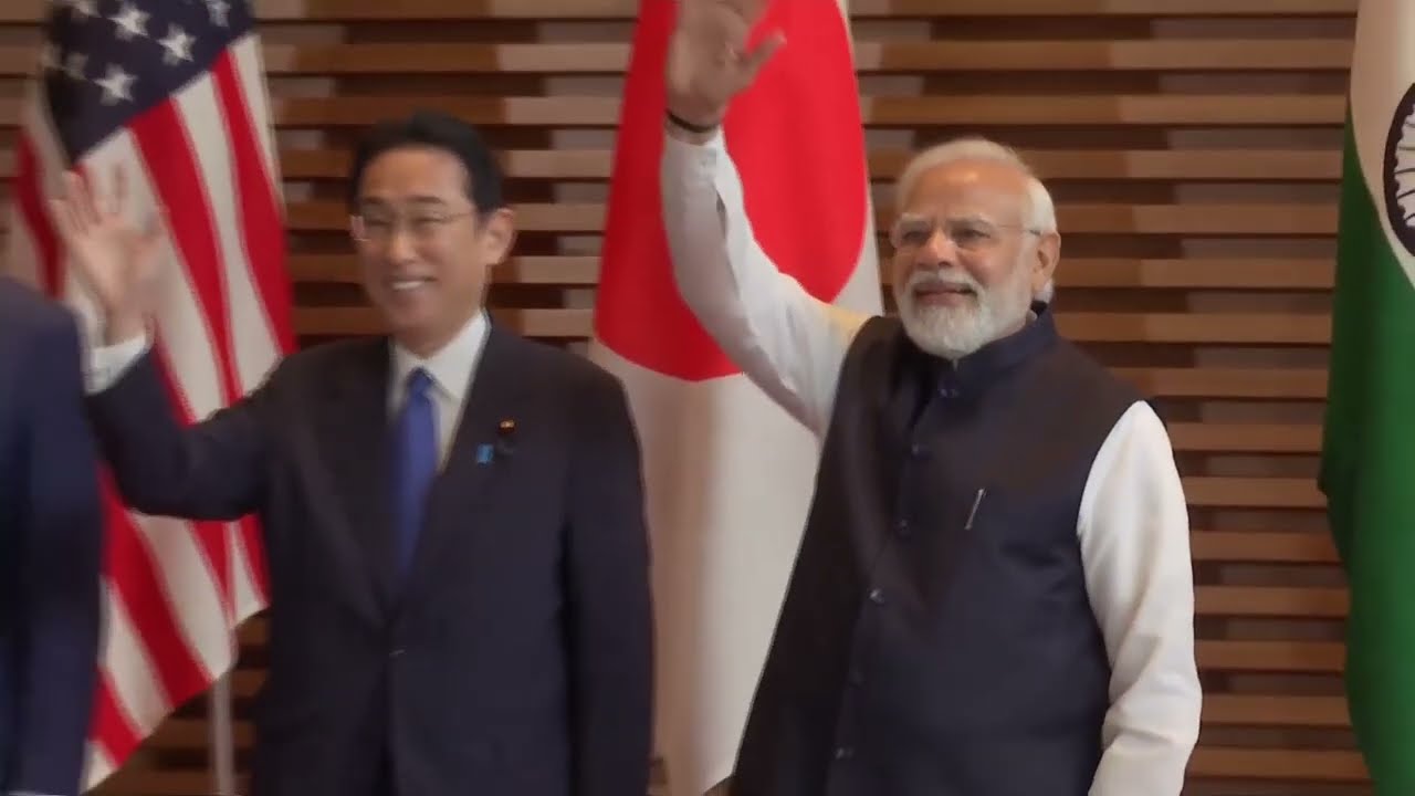 Quad Leaders in Tokyo, Japan