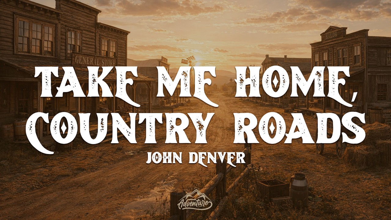 John Denver - Take Me Home, Country Roads (Lyrics)