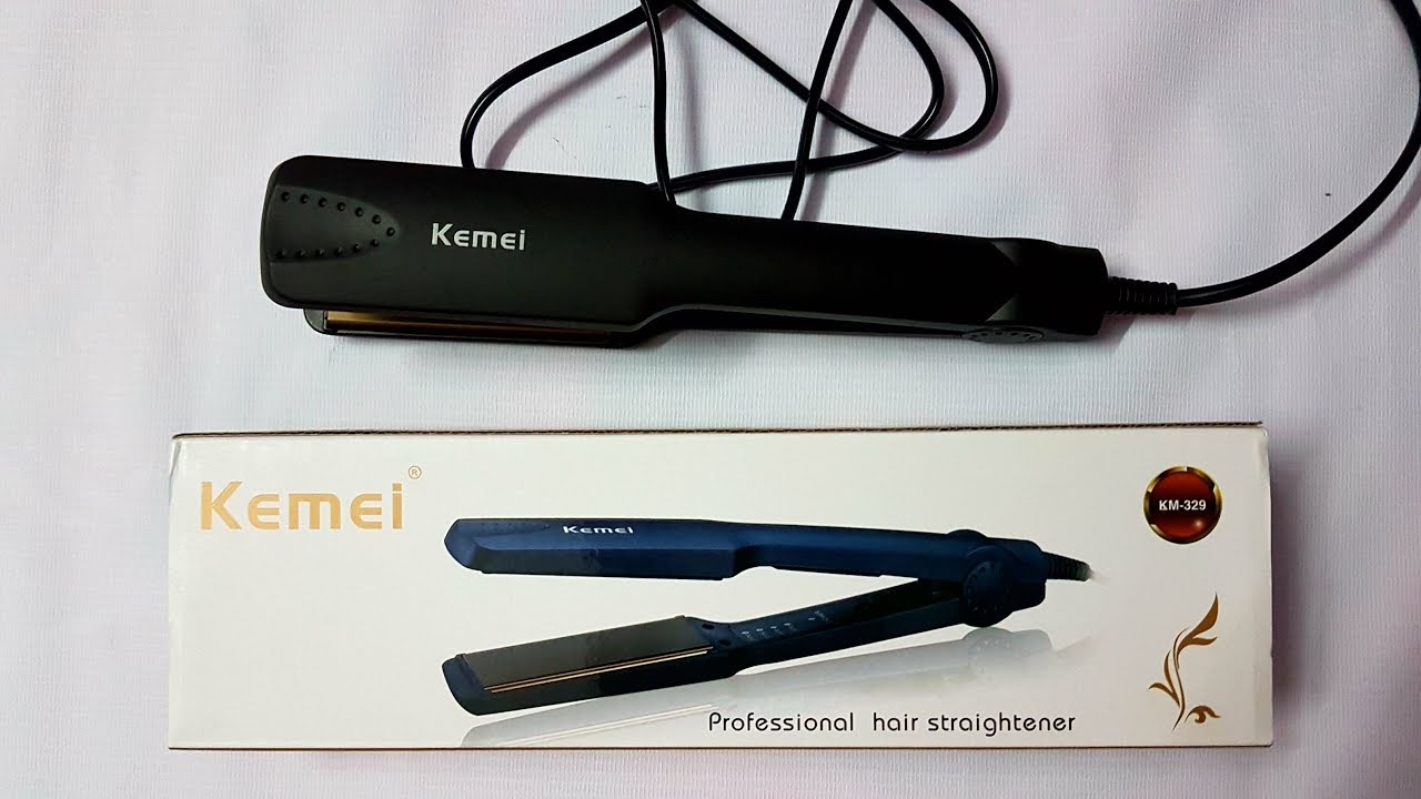 KEMEI Professional Hair Straightener Unboxing and Overview