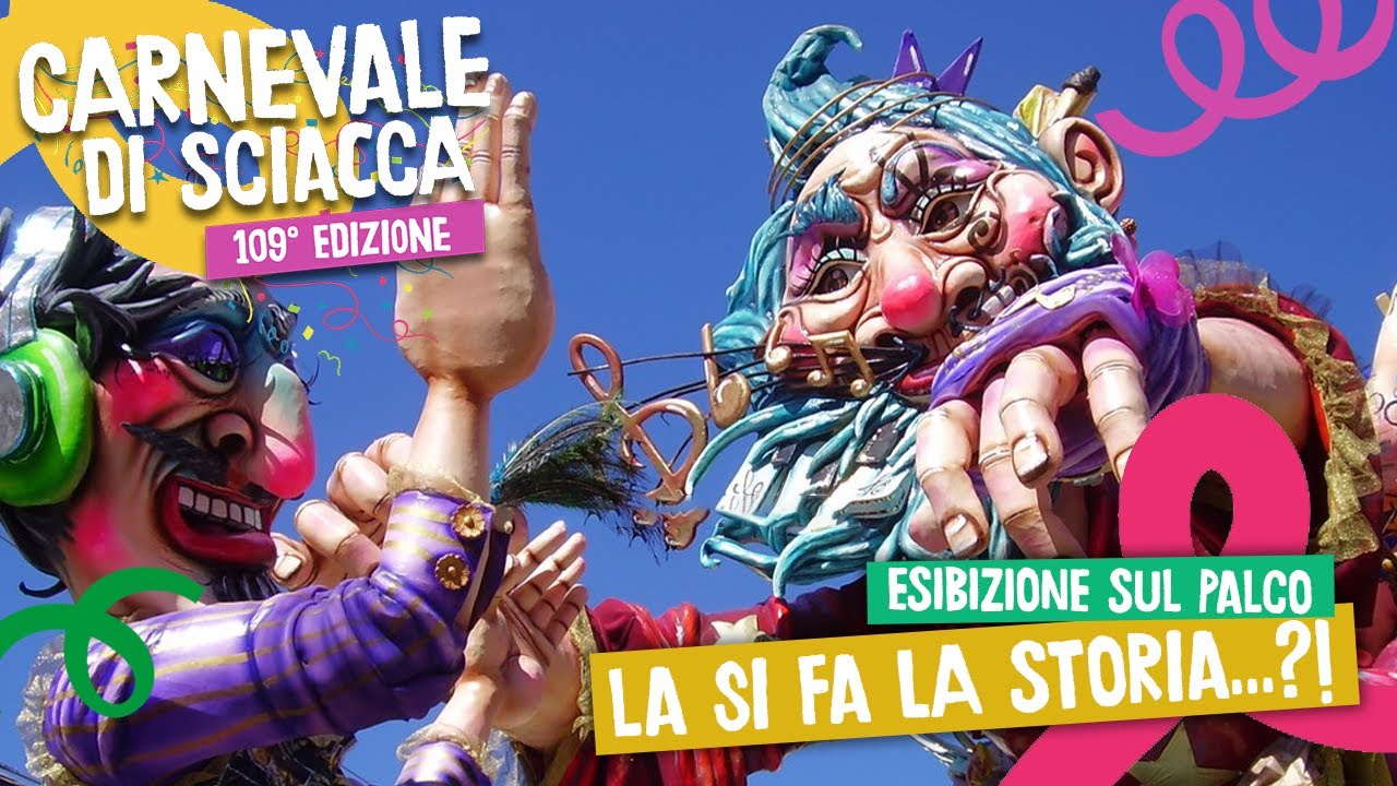 Carnevale di Sciacca 2009 - La si fa la storia (Esibizione sul palco)