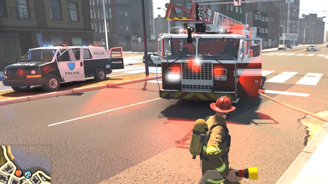 Flashing Lights - Multiplayer Emergency Call Gameplay! 4K