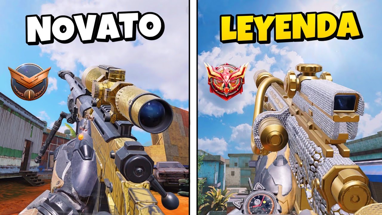 ASÍ ES LLEGAR A LEYENDA USANDO SOLO SNIPER EN COD MOBILE