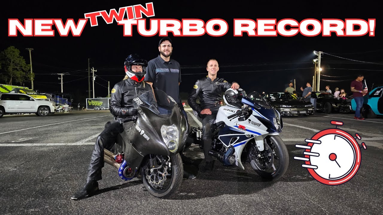 My Twin Turbo GSXR 1000 Goes It's Fastest Time Yet!