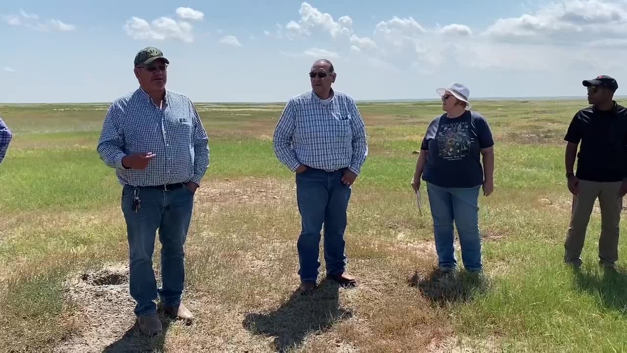 Viaiting the Fort Belknap Reservation