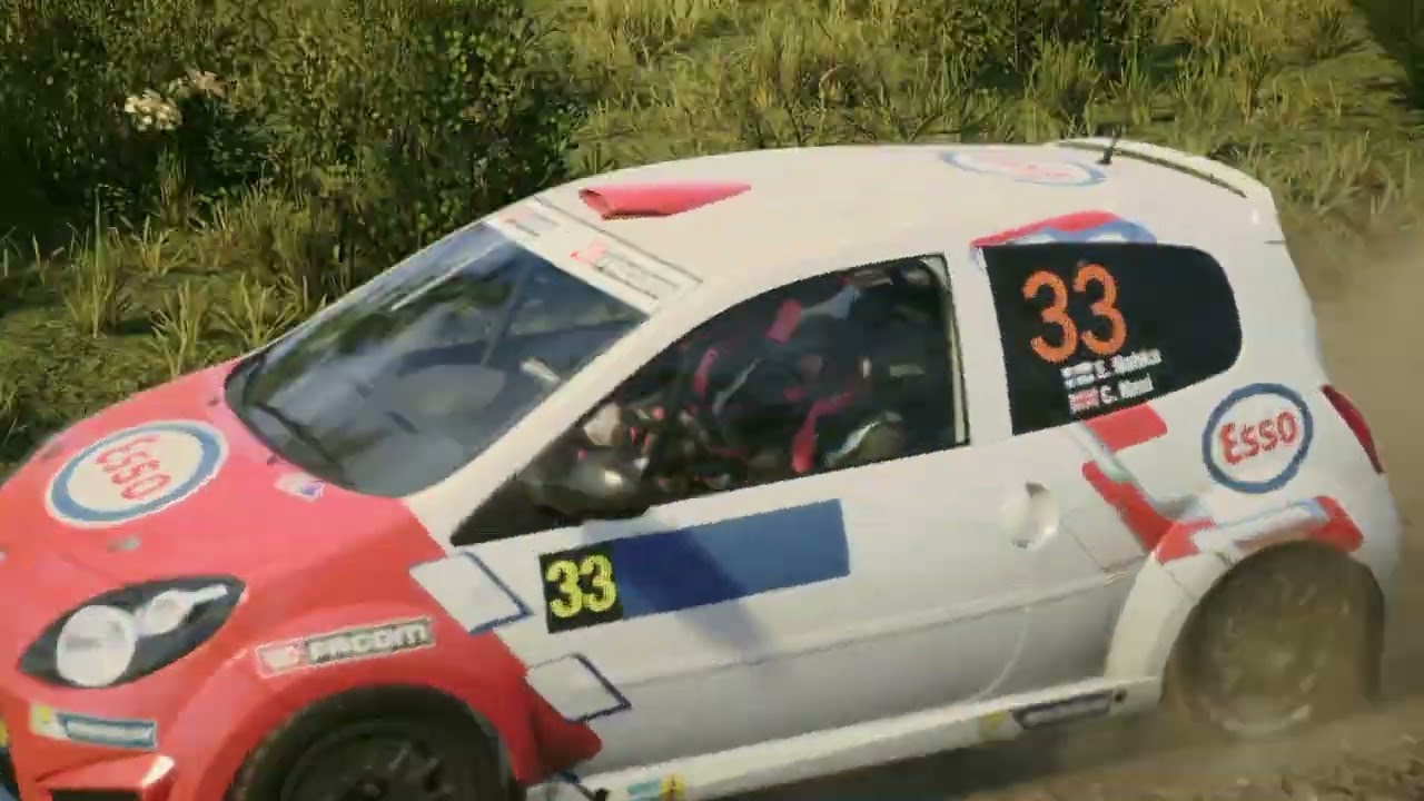 Let's drive EA WRC Renault Twingo II at Leustu Finland.
