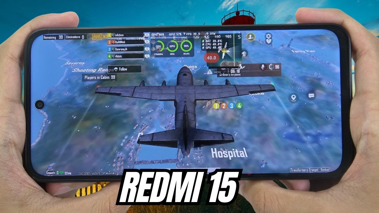 Xiaomi Redmi 15 test game PUBG Mobile | Snapdragon 685