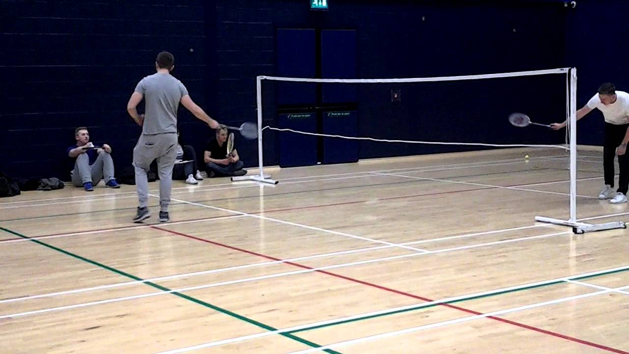Brad Lynn Badminton game