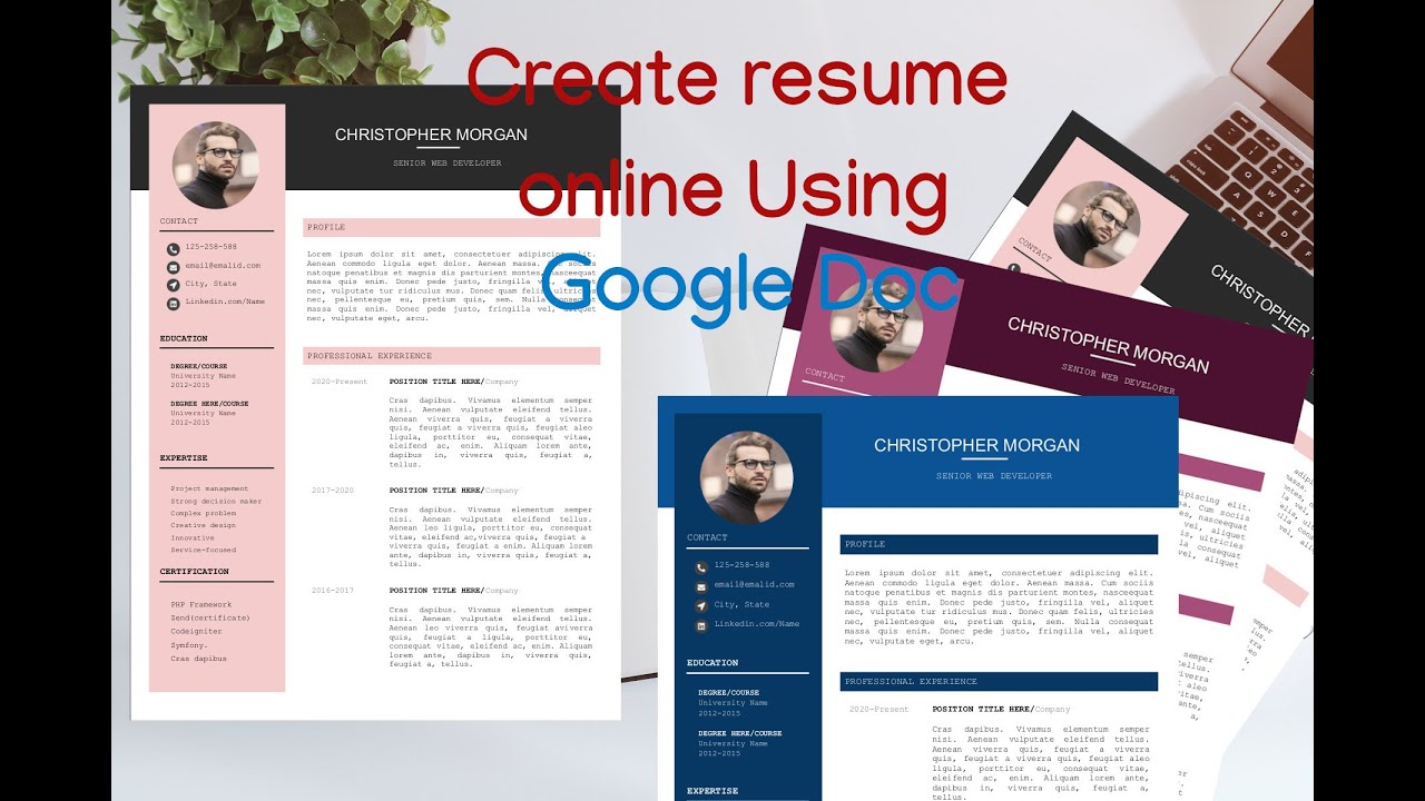 How to Create resume online Using Google Doc