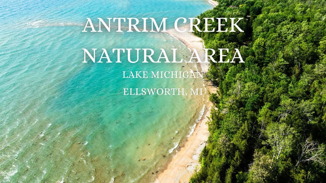 Antrim Creek Natural Area | Lake Michigan | Ellsworth, MI | DJI Mavic 3 | 4K 60 FPS